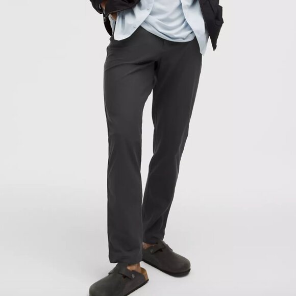 Lululemon ABC Classic-Fit 5 Pocket Pant 32L Warpstreme 34 pants dark gray - Picture 1 of 8